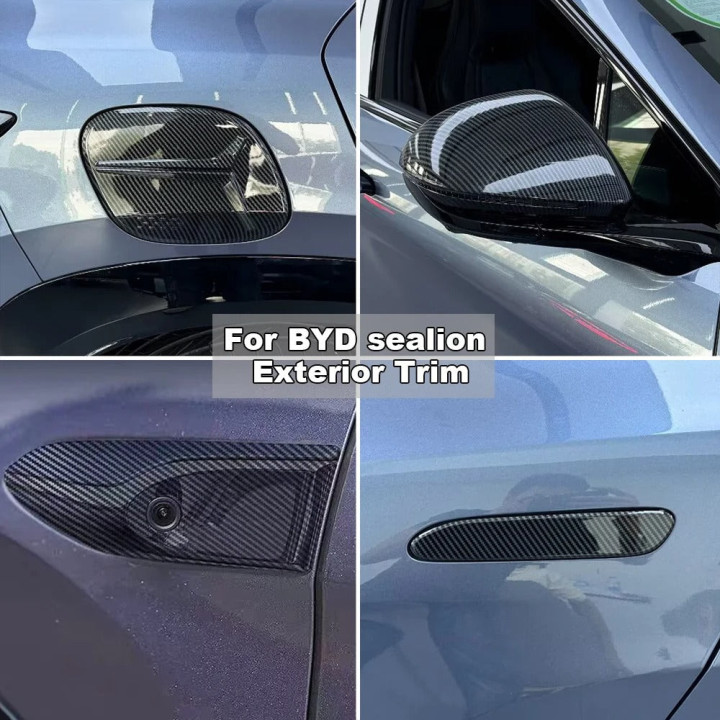 Nakładki ochronne carbon look do BYD Sealion 7 – zdjęcie 6