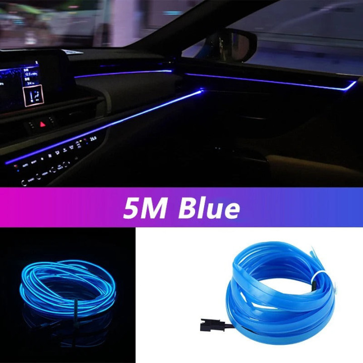 Listwa świetlna EL 5 m USB do BYD Atto 2/3, Dolphin, Seal – zdjęcie 2