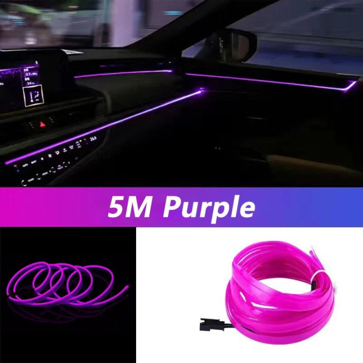 Listwa świetlna EL 5 m USB do BYD Atto 2/3, Dolphin, Seal – zdjęcie 8