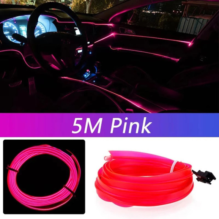 Listwa świetlna EL 5 m USB do BYD Atto 2/3, Dolphin, Seal – zdjęcie 10