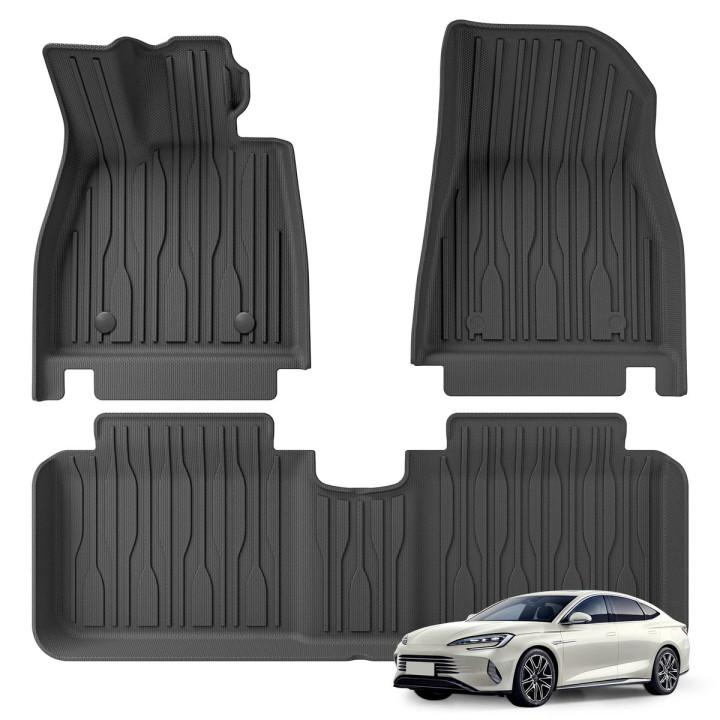 Dywaniki 3D TPE z matą bagażnika do BYD Seal – zdjęcie 2