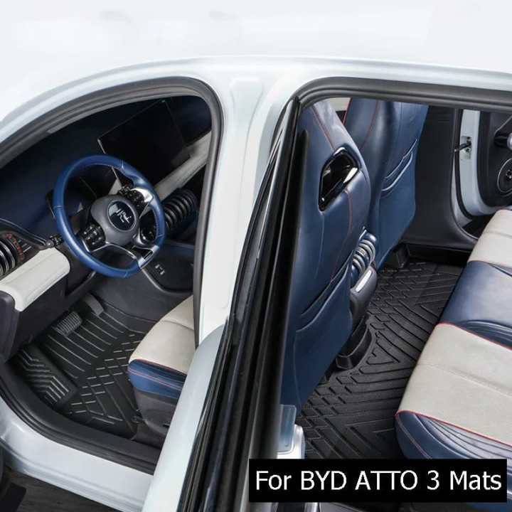 Dywaniki podłogowe TPE 3 szt. do BYD Atto 3 – zdjęcie 6