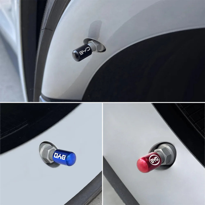 Nakrętki na wentyle z włókna węglowego do BYD – zdjęcie 15