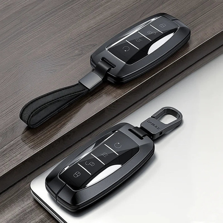 Etui aluminiowe na kluczyk do BYD Atto, Dolphin, Han, Seal, Tang – zdjęcie 7