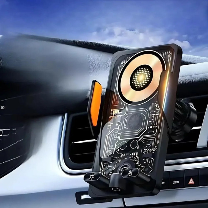 Uchwyt z ładowarką Qi 15 W do MG HS, MG ZS i MG4 – zdjęcie 2