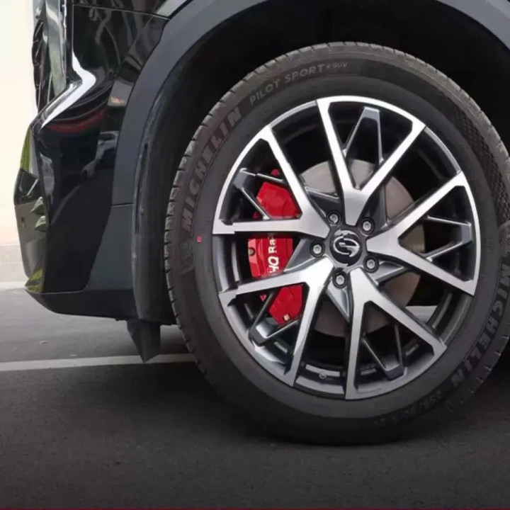 Para aluminiowych zacisków hamulcowych do MG HS, MG ZS i MG4 – zdjęcie 3