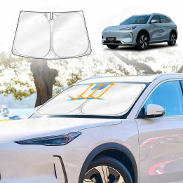 Osłona przeciwsłoneczna na szybę czołową do Geely EX5